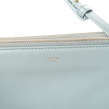 Celine Lambskin Small Trio Crossbody Bag Glacier 11 of 14