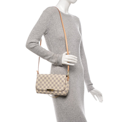 Louis Vuitton Damier Azur Favorite MM 2 of 7