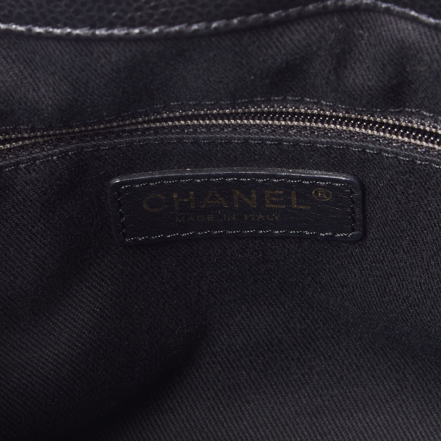 Chanel Caviar Quilted CC Timeless Soft Tote Black 8 of 9