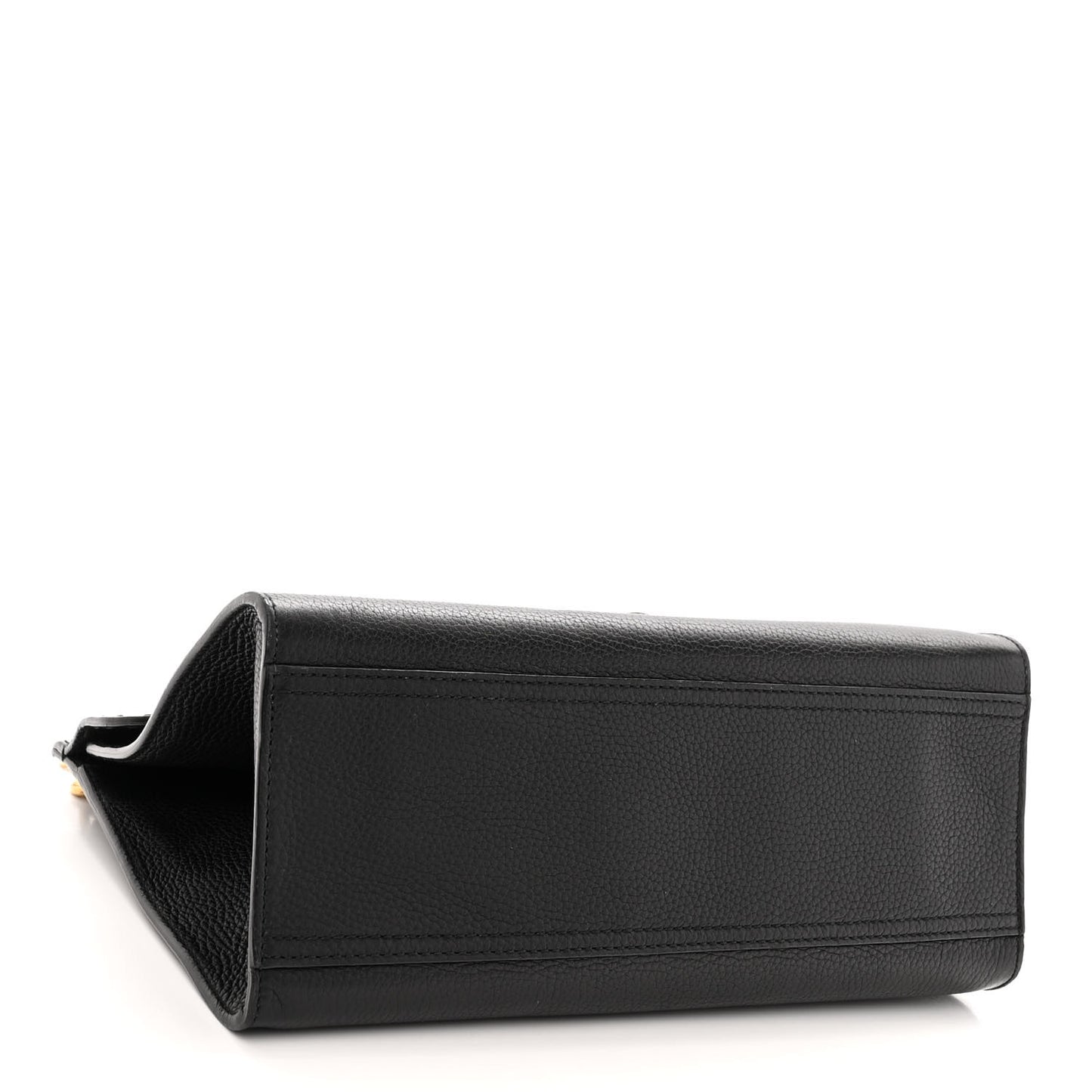 Calfskin Small GG Marmont Top Handle Bag Black
