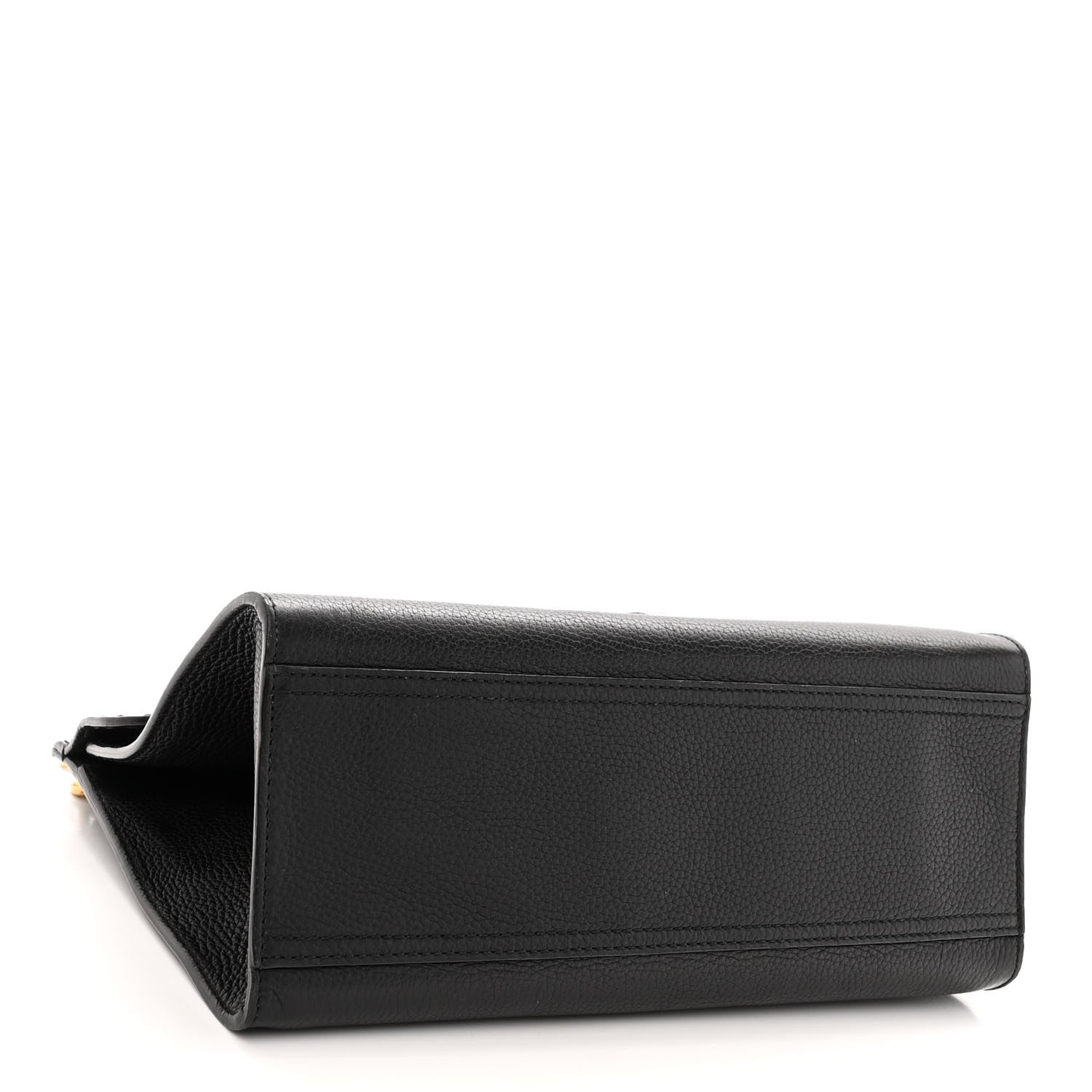 Gucci Calfskin Small GG Marmont Top Handle Bag Black 4 of 12