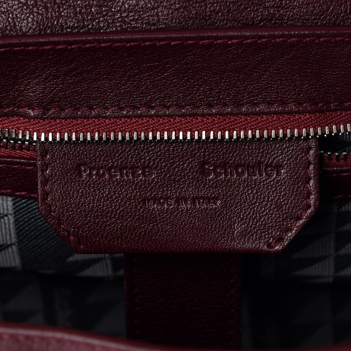 Lambskin Medium PS1 Satchel Oxblood
