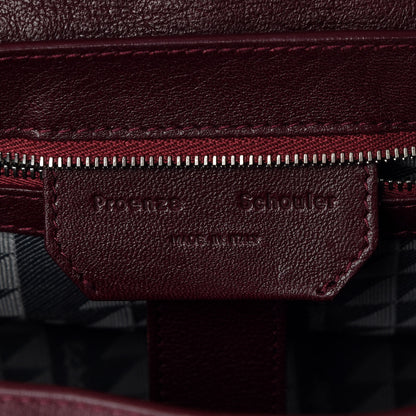 Proenza Schouler Lambskin Medium PS1 Satchel Oxblood 9 of 10