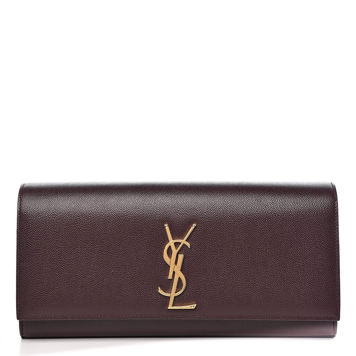 Grain De Poudre Classic Monogram Cassandre Clutch Amaranto