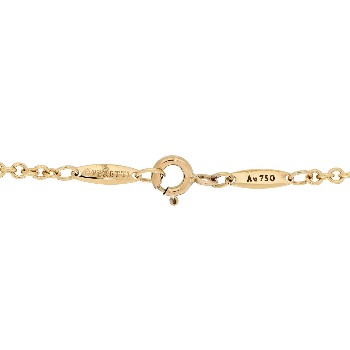 18K Yellow Gold Elsa Peretti Open Heart Bracelet