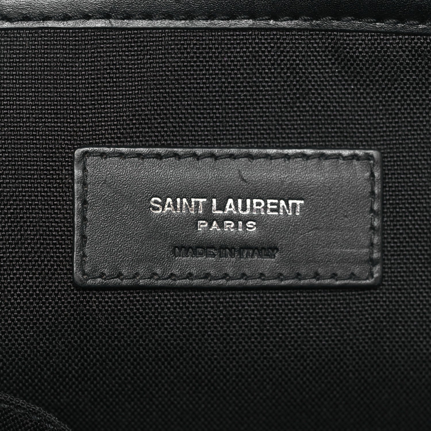 Saint Laurent Canvas City Laptop Backpack Black 6 of 9
