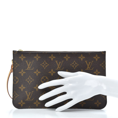 Louis Vuitton Monogram Neverfull MM GM Pochette 2 of 7