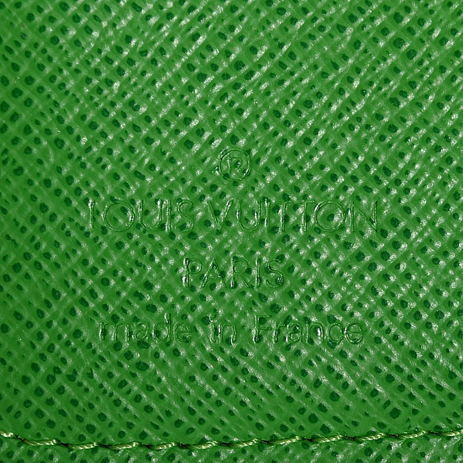 Louis Vuitton Monogram Perforated Compact Zipped Wallet Green 6 of 7