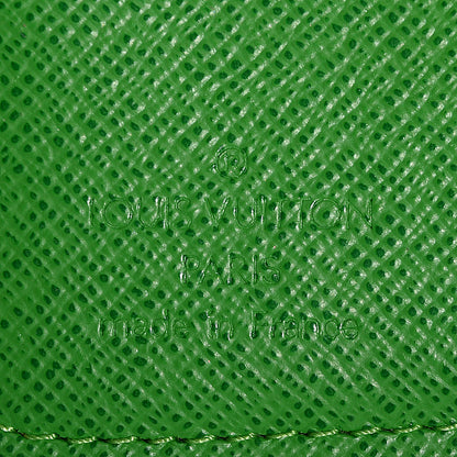 Louis Vuitton Monogram Perforated Compact Zipped Wallet Green 6 of 7