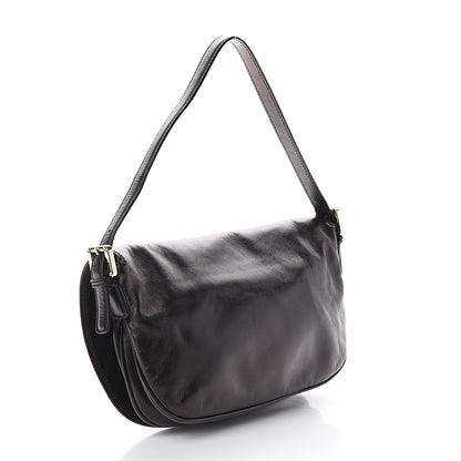 Gucci Calfskin Small Britt Shoulder Bag Black 2 of 8