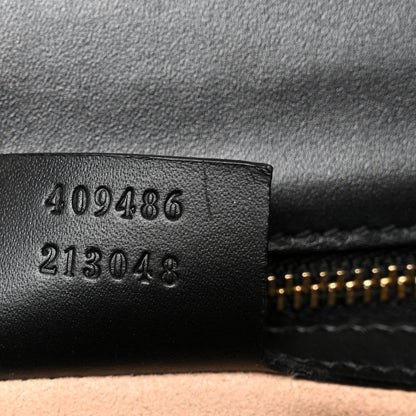 Gucci Guccissima Medium Padlock Shoulder Bag Black 7 of 14