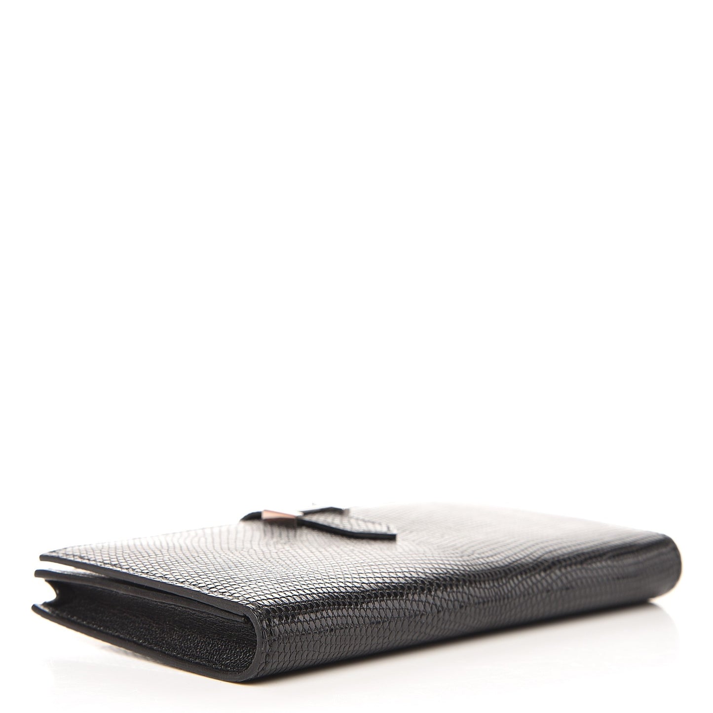 Lizard Bearn Gusset Wallet Black