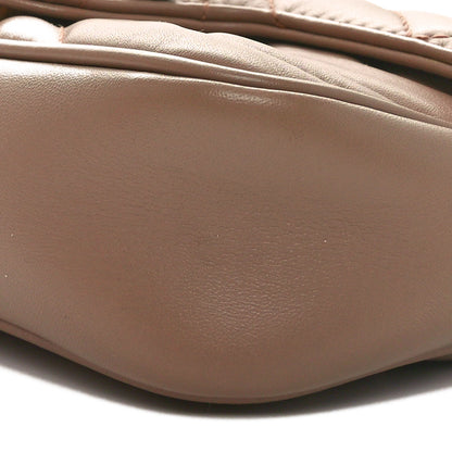 Gucci Calfskin Matelasse Super Mini GG Marmont Shoulder Bag Porcelain Rose 10 of 10