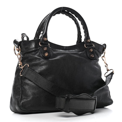 Balenciaga Agneau Giant 12 Rose Gold Hardware Town Black 3 of 12