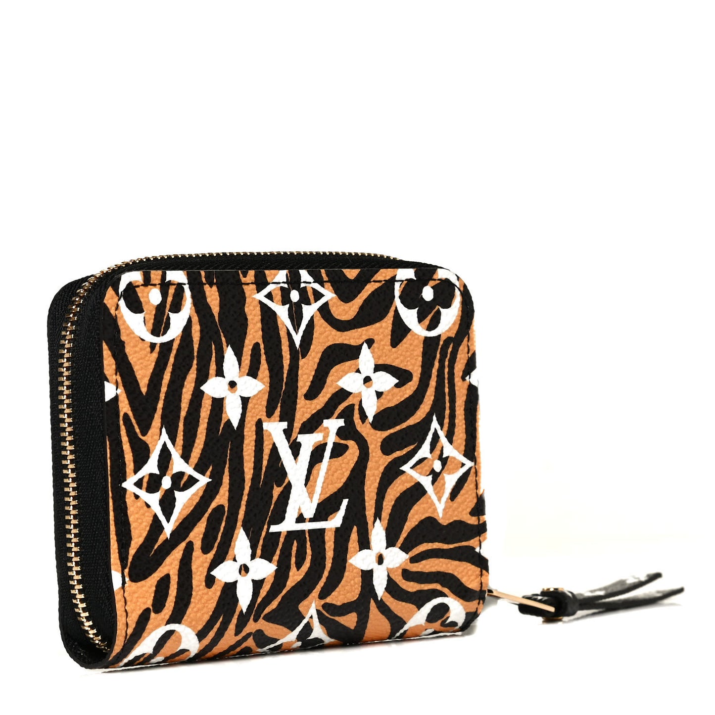 Monogram Giant Jungle Zippy Coin Purse Black