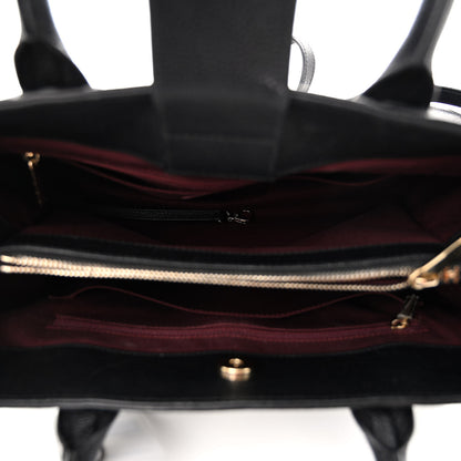 Chanel Grained Calfskin Small Neo Executive Shopper Tote Black 5 of 11