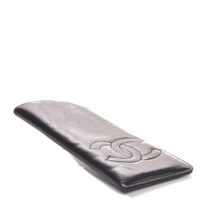 Chanel Lambskin CC Sunglasses Case Black 4 of 9