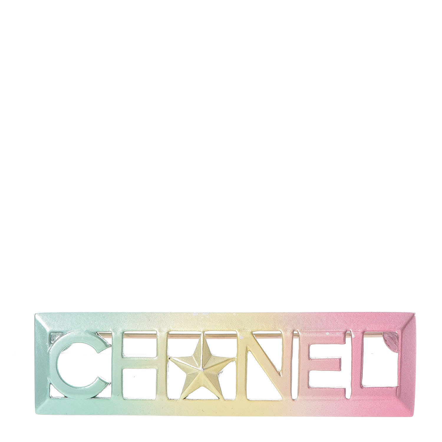 Chanel Star Logo Brooch Multicolor 1 of 7