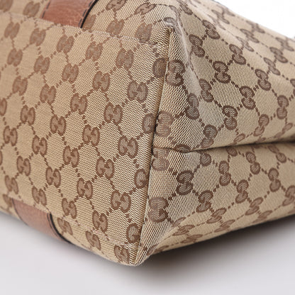 Gucci Monogram Medium Bamboo Bar Tote Brown 6 of 10