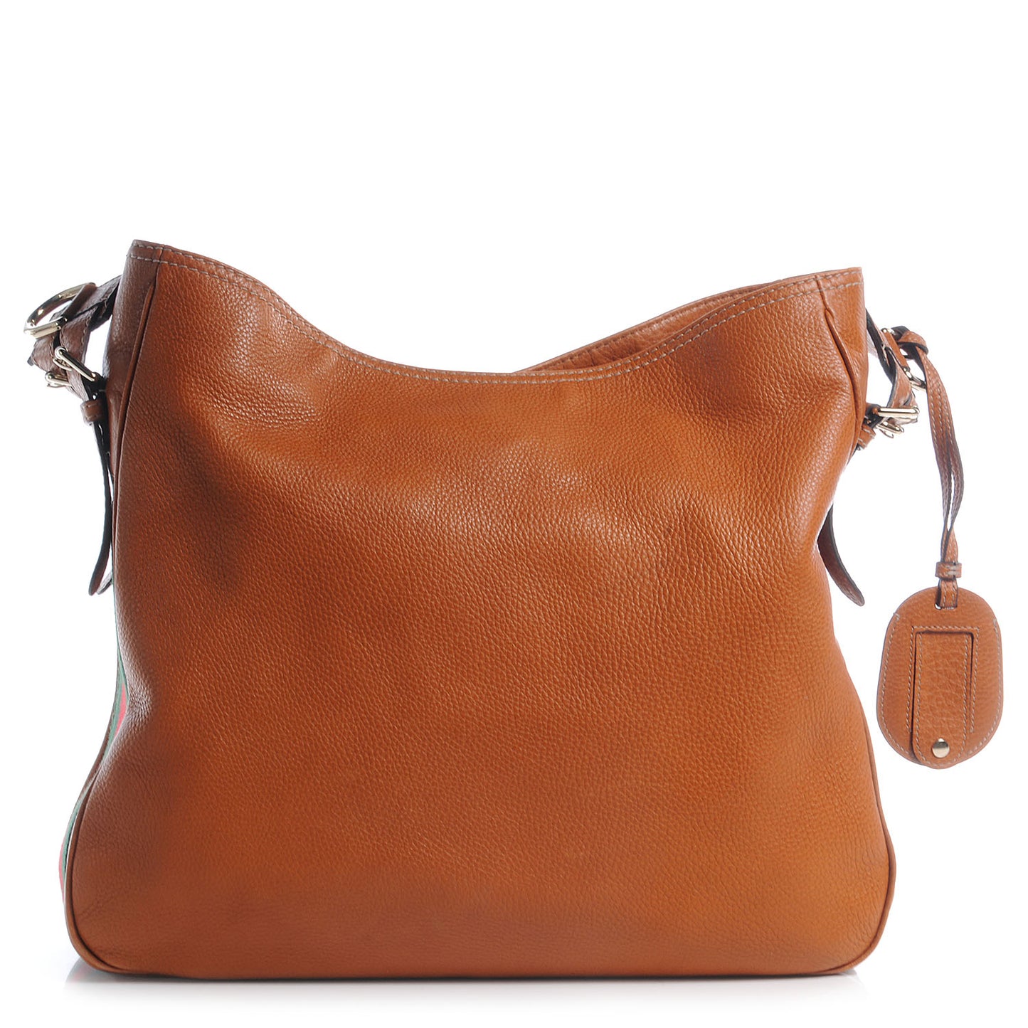 Leather Heritage Medium Shoulder Bag Light Tobacco