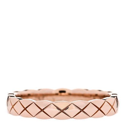 Chanel 18K Beige Gold Mini Coco Crush Ring 53 6.25 3 of 5