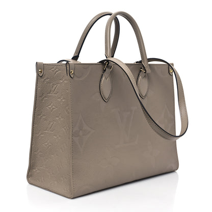 Louis Vuitton Empreinte Monogram Giant Onthego MM Tourterelle 3 of 9