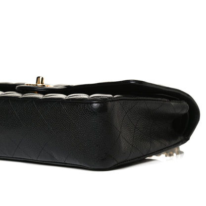 Chanel Caviar Quilted Medium Double Flap Black 18 of 39