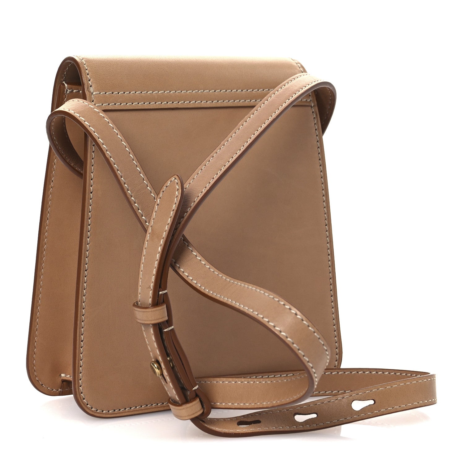 Saint Laurent Smooth Calfskin North South Kaia Satchel Vintage Brown 3 of 14