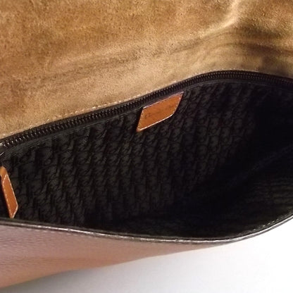 Christian Dior Leather Baudrier Saddle Bag 6 of 10