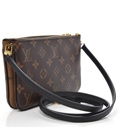 Louis Vuitton Reverse Monogram Giant Double Zip Pochette 3 of 10