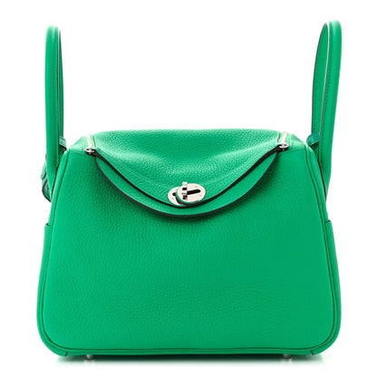Hermes Taurillon Clemence Matte Niloticus Crocodile Touch Lindy 26 Menthe 1 of 11