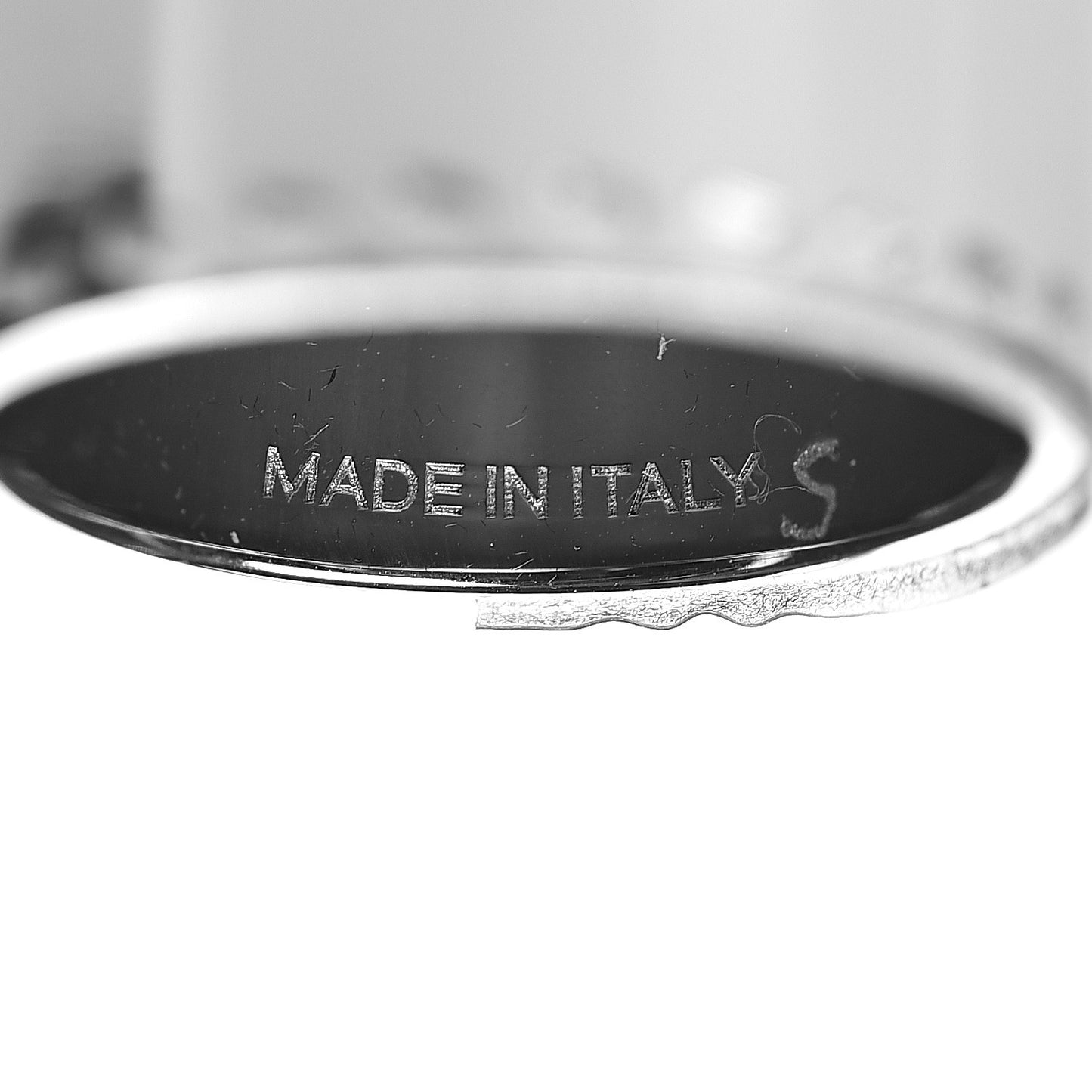 Palladium Etrier Charm Scarf Ring
