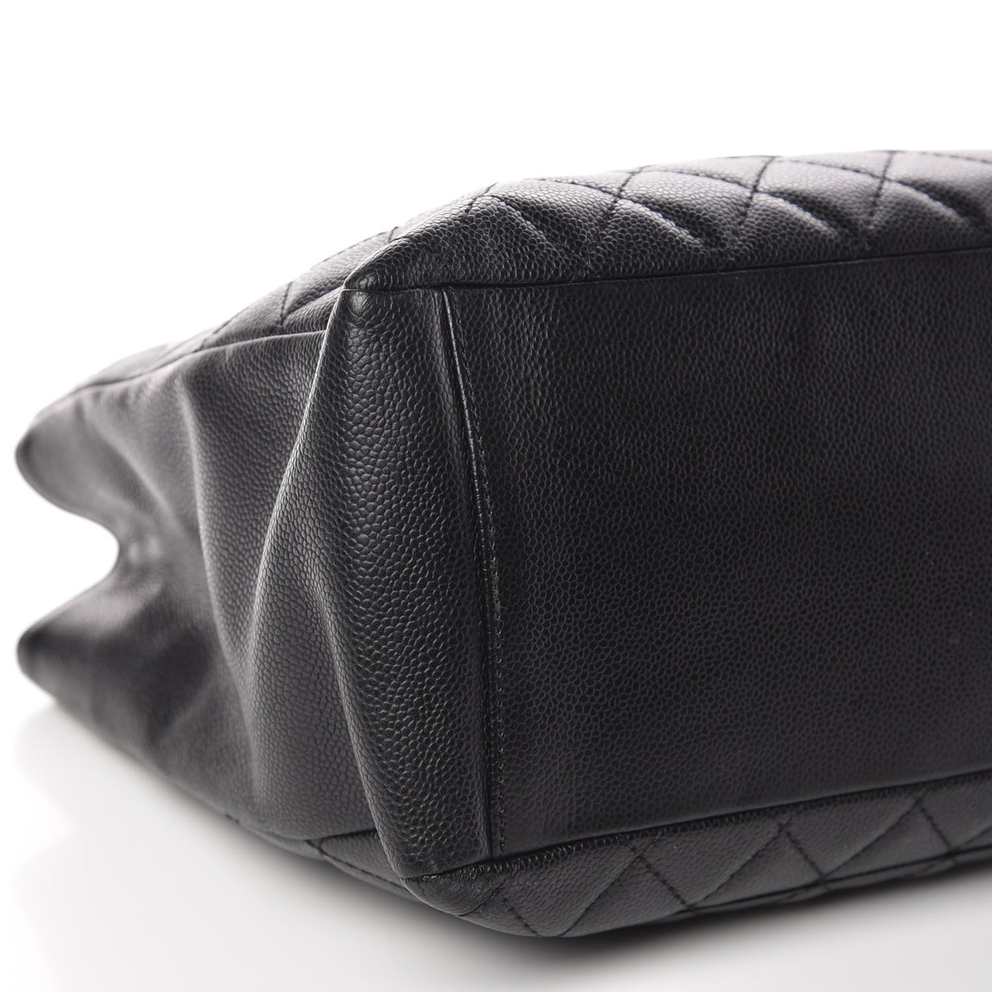Caviar Quilted Grand Shopping Tote GST Black