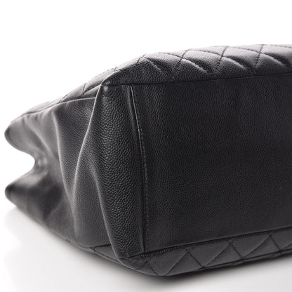 Chanel Caviar Quilted Grand Shopping Tote GST Black 5 of 13