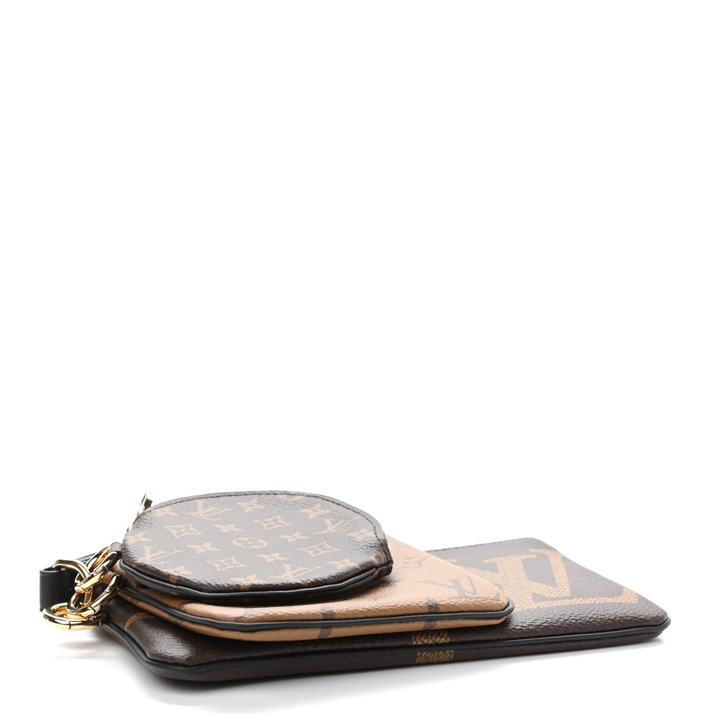 Reverse Monogram Giant Trio Pouch