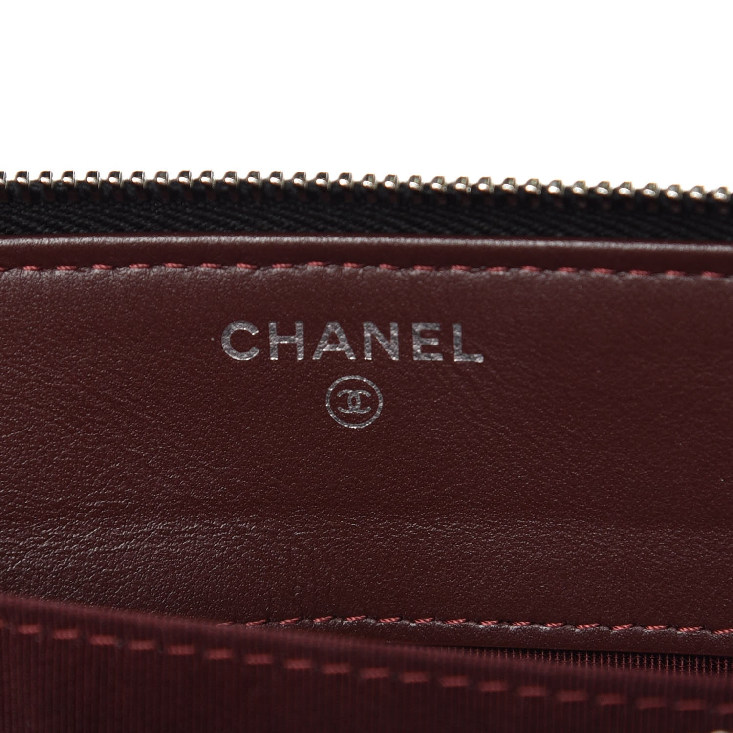 Chanel Caviar Quilted Large Zipped Clutch Black 6 of 9