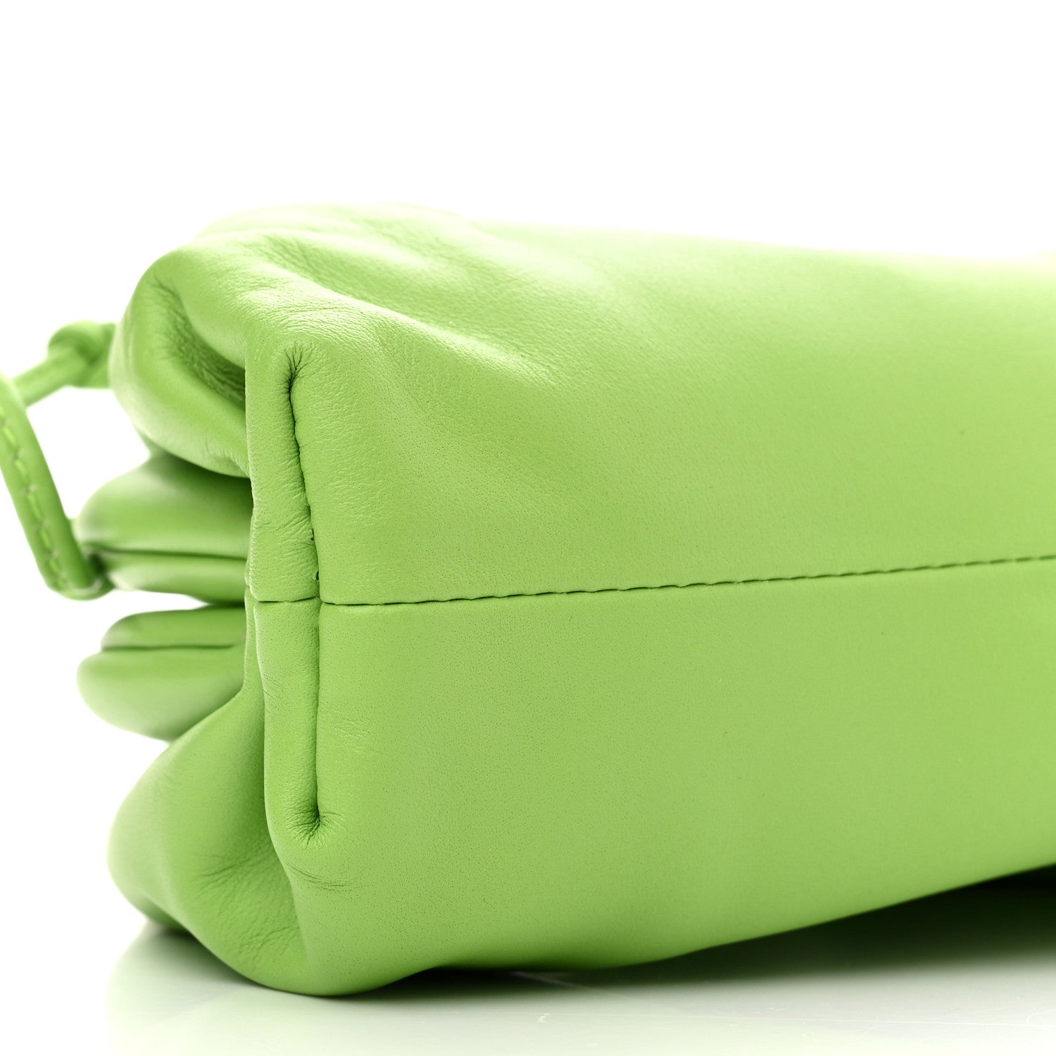 Bottega Veneta Butter Calfskin The Mini Pouch Acid Green 8 of 10