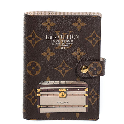 Louis Vuitton Monogram Trunks and Locks Small Ring Agenda Cover 1 of 8
