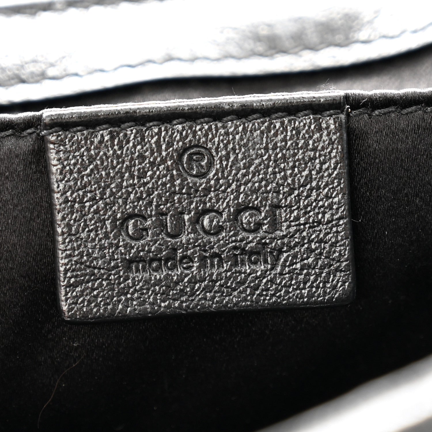 Gucci Sequin Matelasse Diagonal Mini GG Marmont Shoulder Bag Black 6 of 12