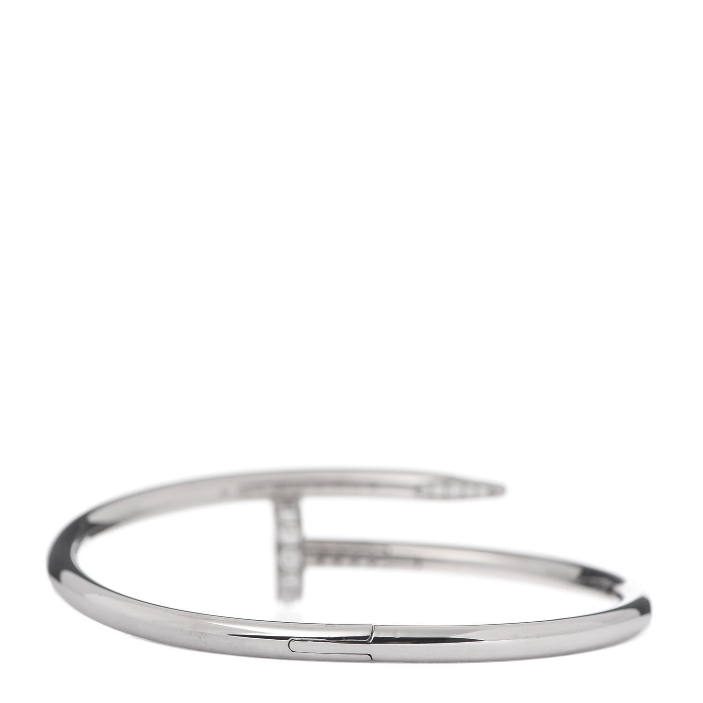18K White Gold Diamond Juste Un Clou Bracelet 15