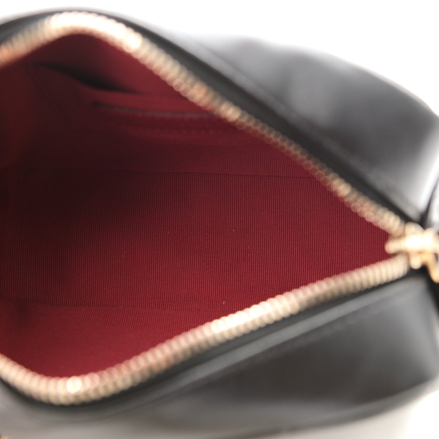 Lambskin Quilted Mini My Perfect Camera Case Black