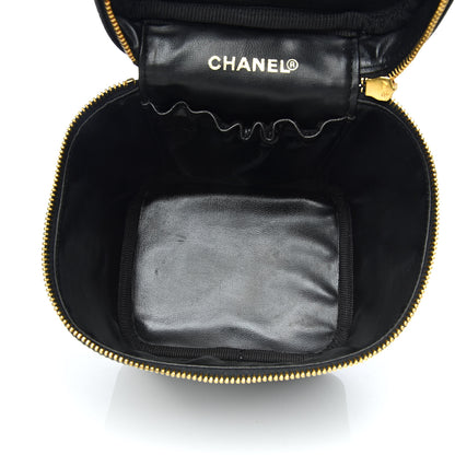 Chanel Caviar Vanity Cosmetic Case Black 5 of 8