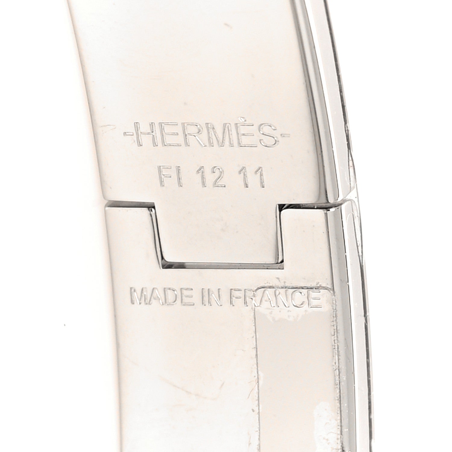 Hermes Enamel Narrow Fusion Clic Clac H Bracelet GM Lilas Ultramarine 5 of 5