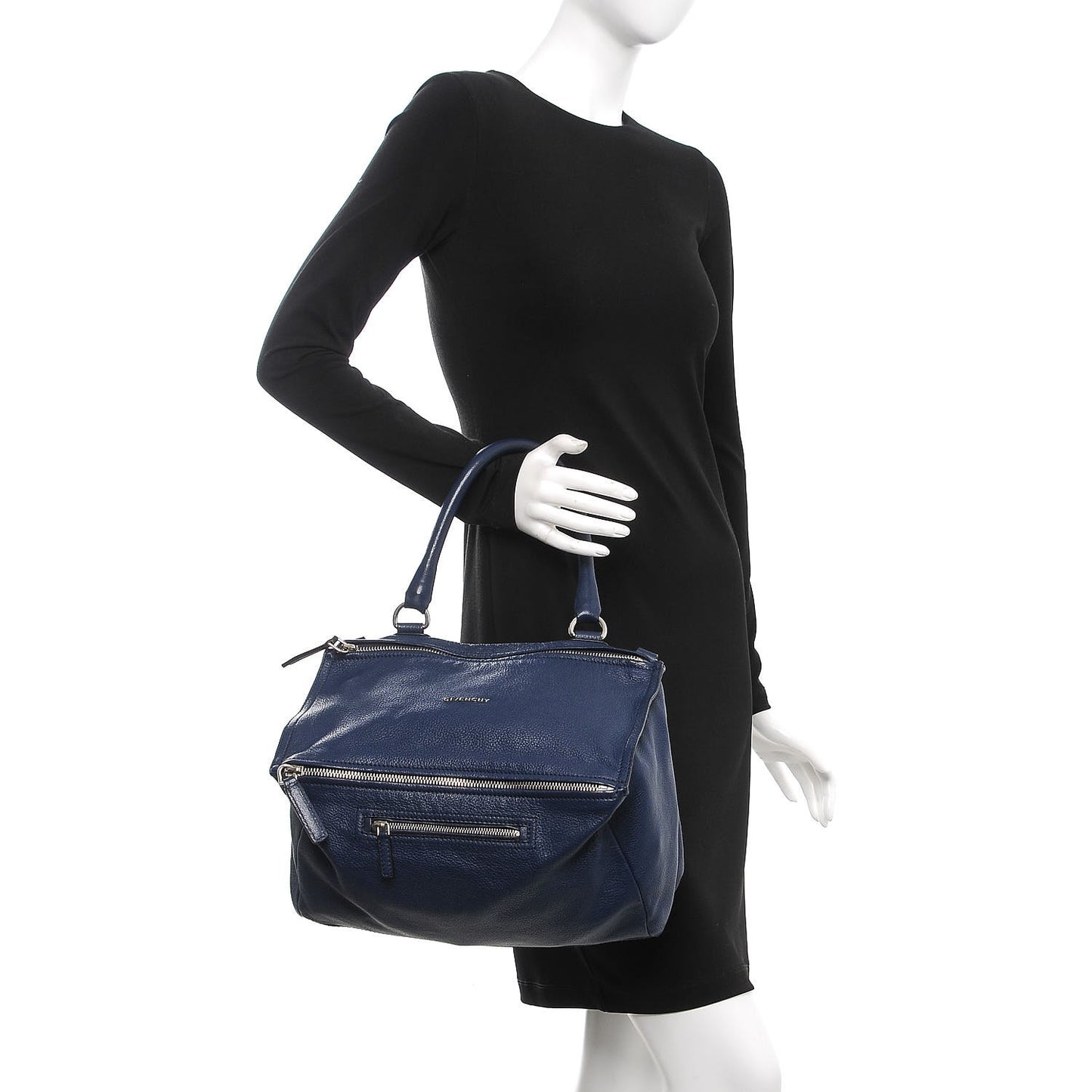 Sugar Goatskin Medium Pandora Deep Blue