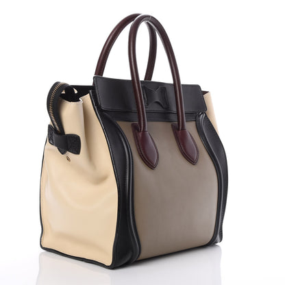 Celine Smooth Calfskin Mini Tri-Color Luggage Grey 2 of 8