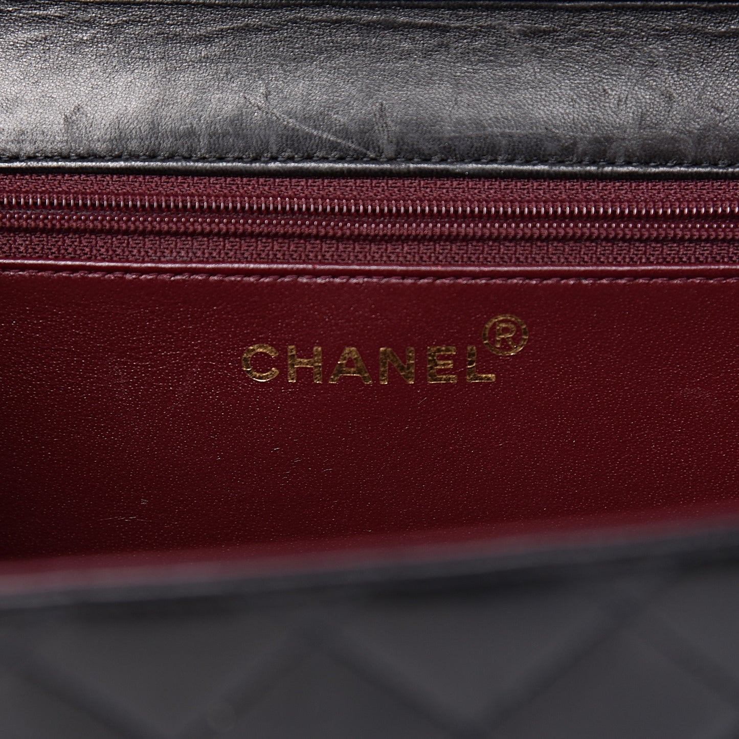 Lambskin Quilted Medium Single Flap Black