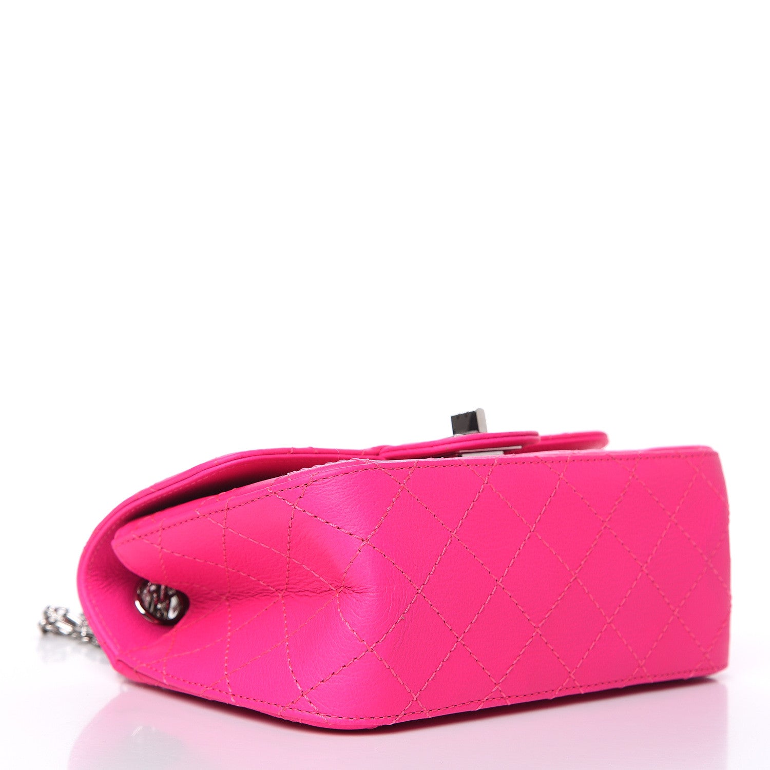 Chanel Goatskin Quilted 2.55 Reissue Mini Flap Fluorescent Pink 5 of 11