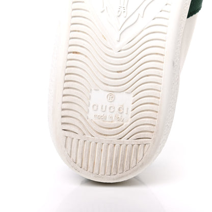 Gucci Calfskin Ayers Bee Embroidered Womens Ace Sneakers 36 White Green 7 of 7