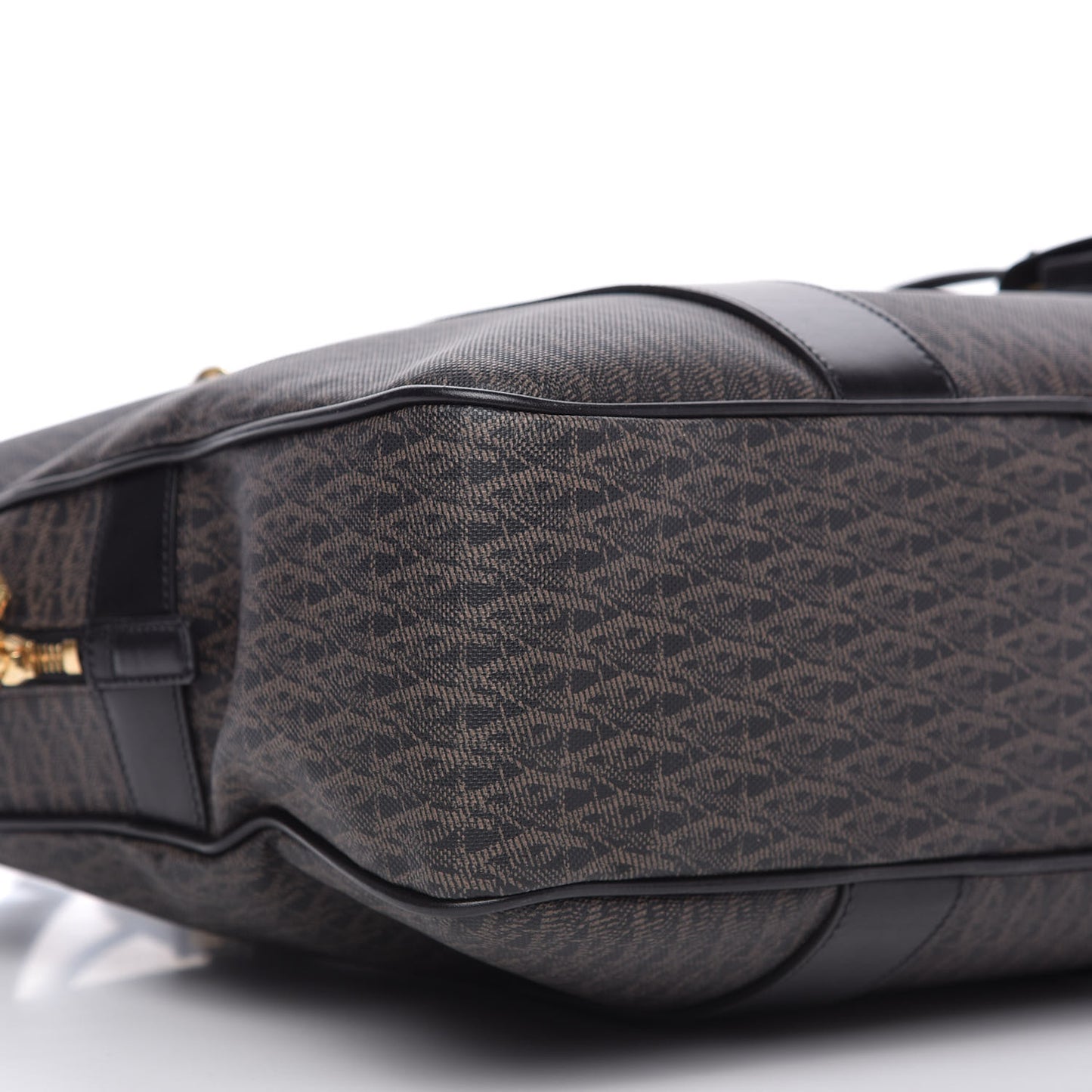 Toile Classic Monogram Rodeo Briefcase Black