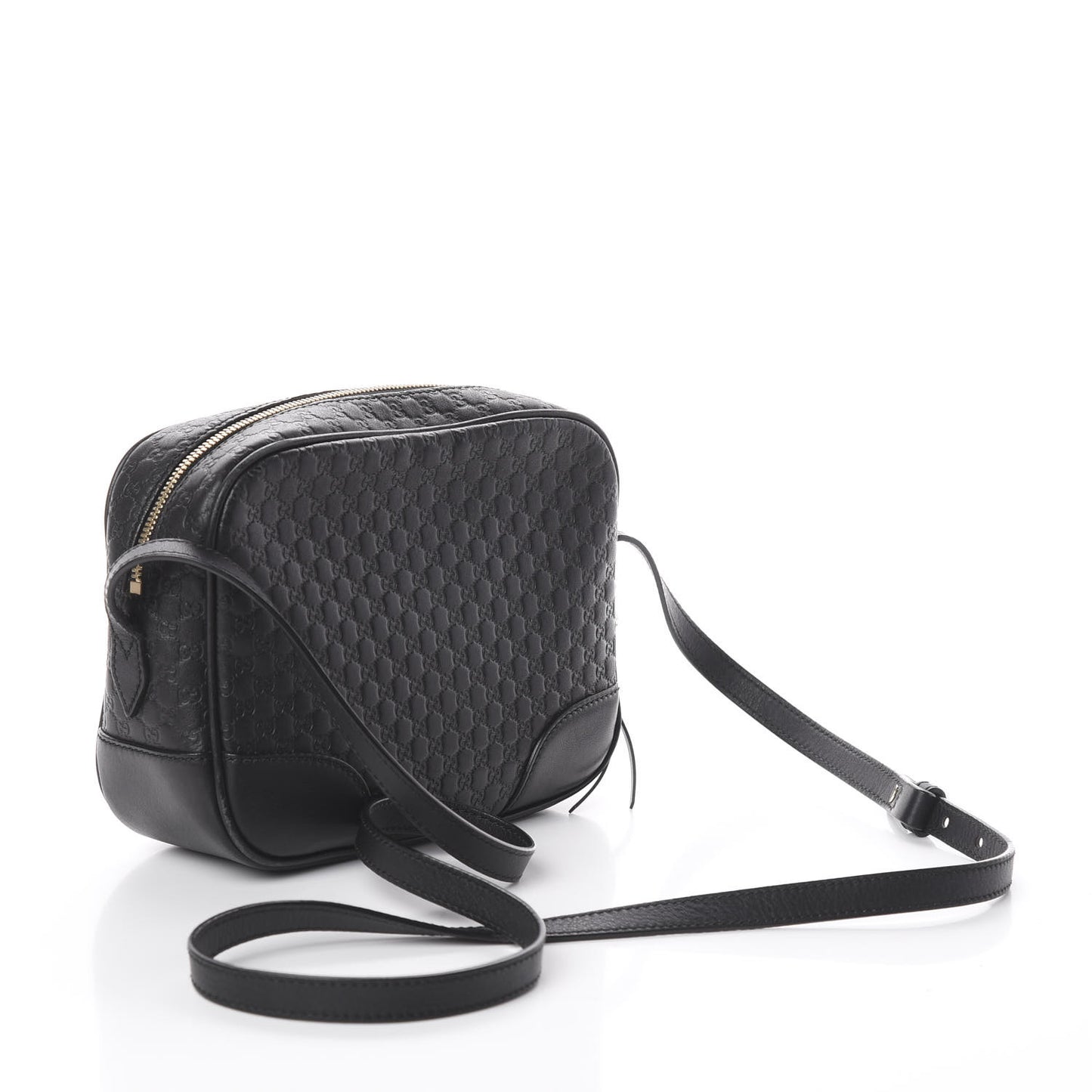 Microguccissima Mini Bree Messenger Bag Black